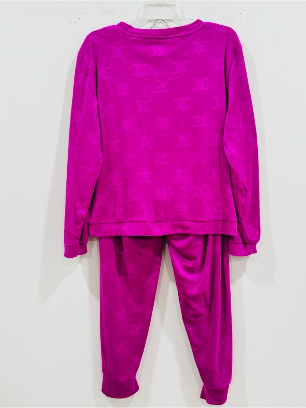 Juicy Couture Velour Sleepware Pajama Set Women's Size XL Pink - Picture 3 of 9